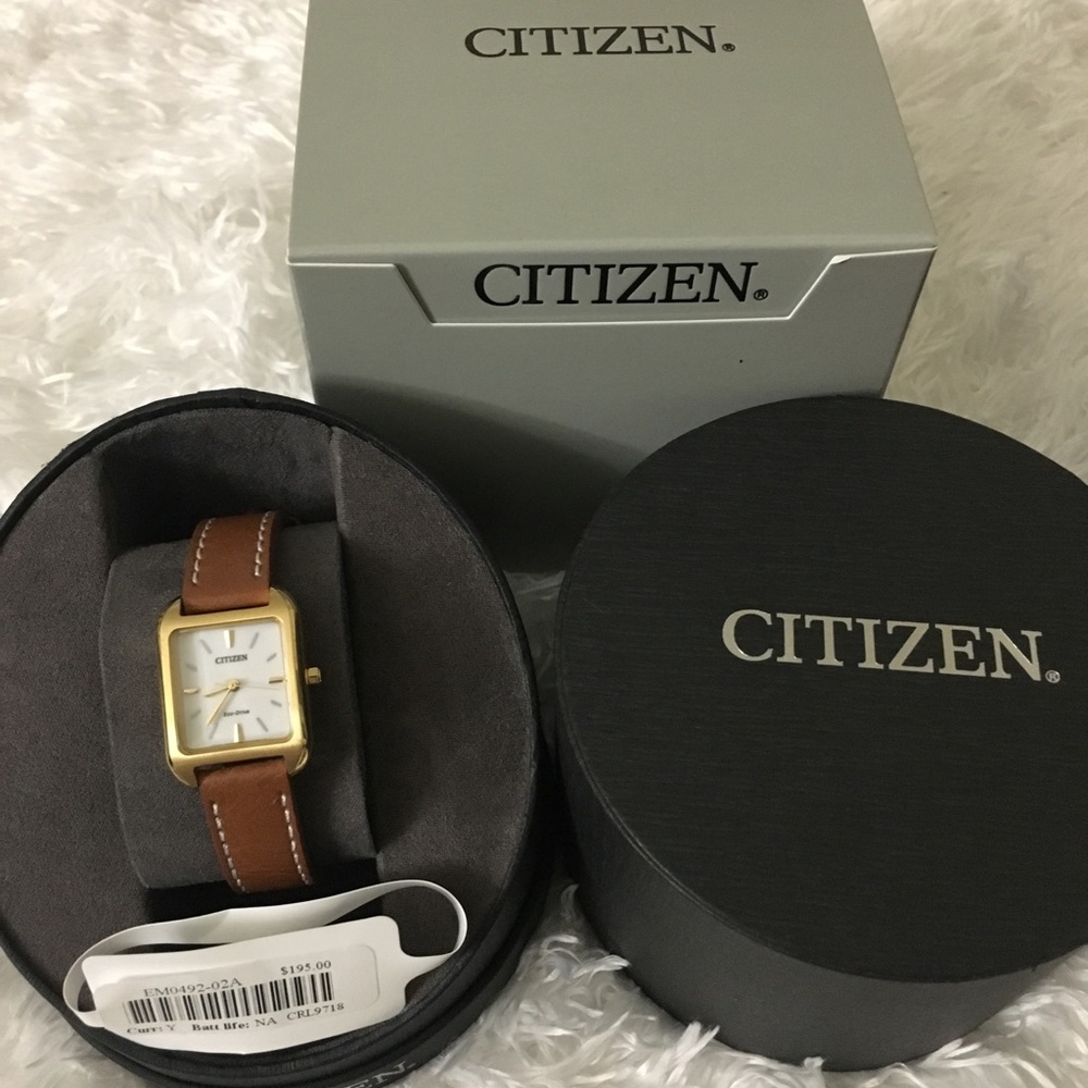 Citizen Watch Eco-Drive Leather Strap
